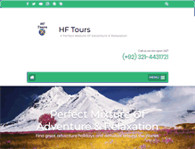 Tablet Screenshot of hftours.com